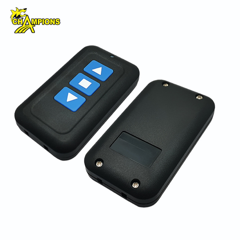 Control remoto inalámbrico de tres botones para puerta de garaje, duplicador de control remoto para puerta enrollable, control remoto de clonación de 433MHz.