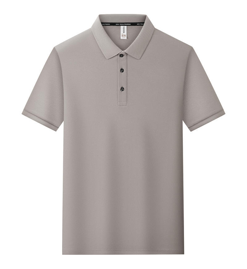 Suministro transfronterizo de comercio exterior para Europa y América, polos de gran tamaño para hombre, absorbentes del sudor, con logotipo impreso personalizado.