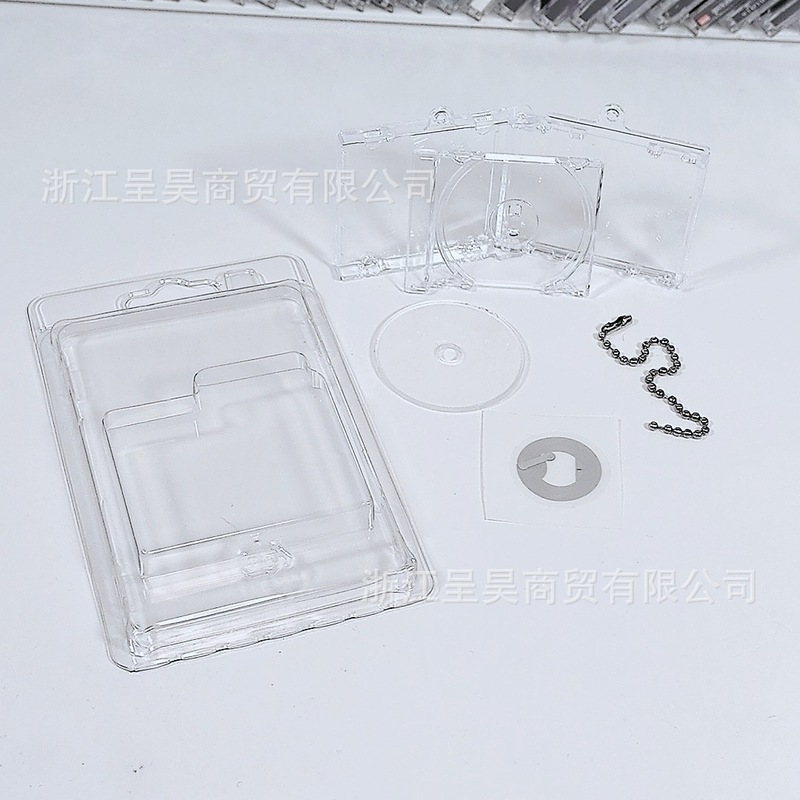 nfc induction CD pendant mini album keychain homemade creative mini CD box pendant decoration customization
