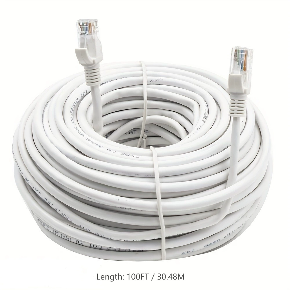 Кабель Ethernet Cat5e 60/100 футов, патч-кабель Cat5e, белый