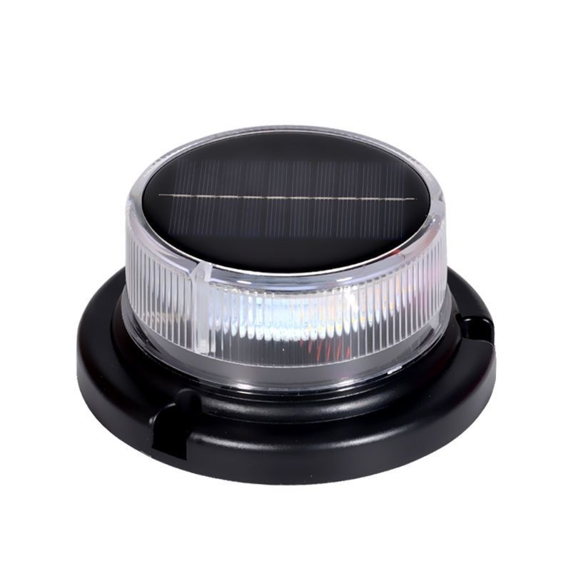 Remote-controlled solar warning flash light LED strobe car-mounted strong magnetic light night-time flashing obstacle light tower crane signal