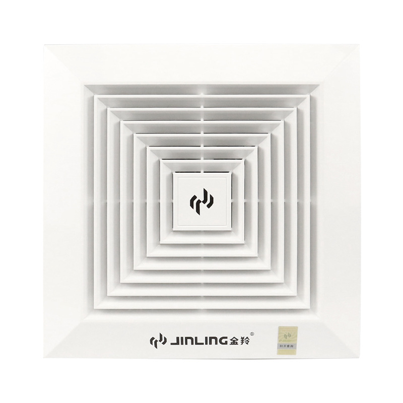 Jinling 8/10/12 inch ceiling duct exhaust fan ultra-thin ceiling exhaust fan bathroom strong wind silent P12A
