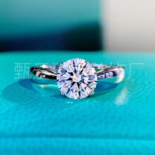 ���������Ʒ925�y�㙽��Ī���̼�1.5ct荽�ӆ��Y���ָ���l