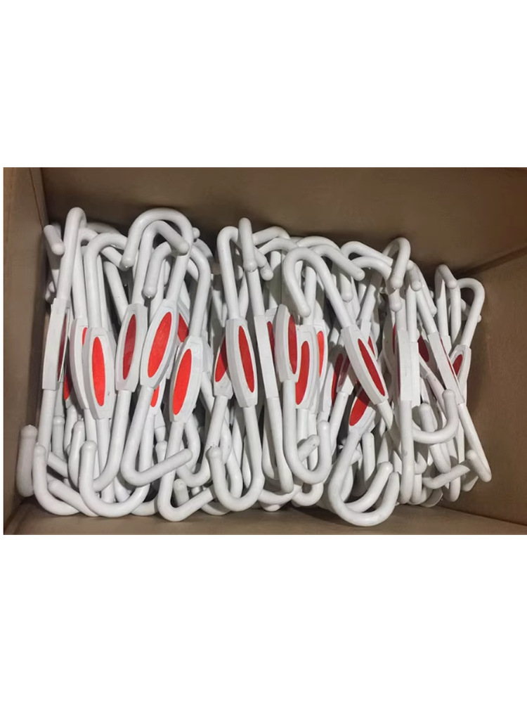 100个隔爆6分水袋挂钩煤矿隧道塑料绝缘PVC阻燃S型挂钩吊钩