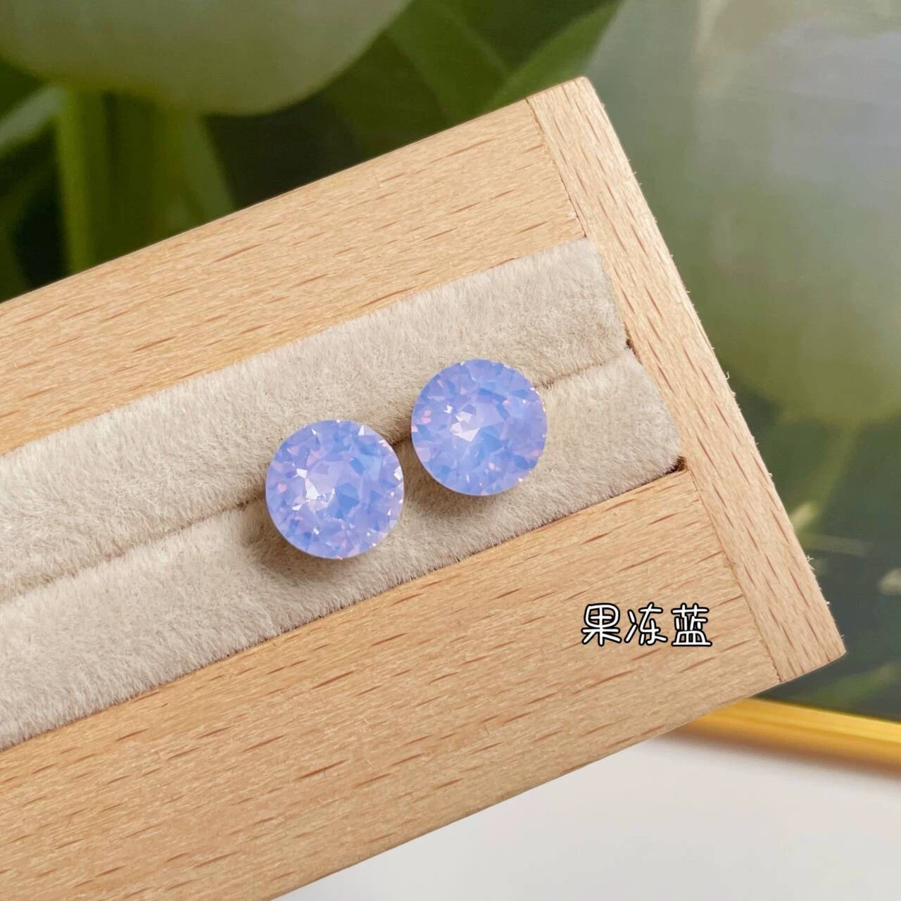 Stud Earrings (Millennium Rose) 8 mm rose‑cut zircon, straight‑pin and flat‑back screw options, assorted colors