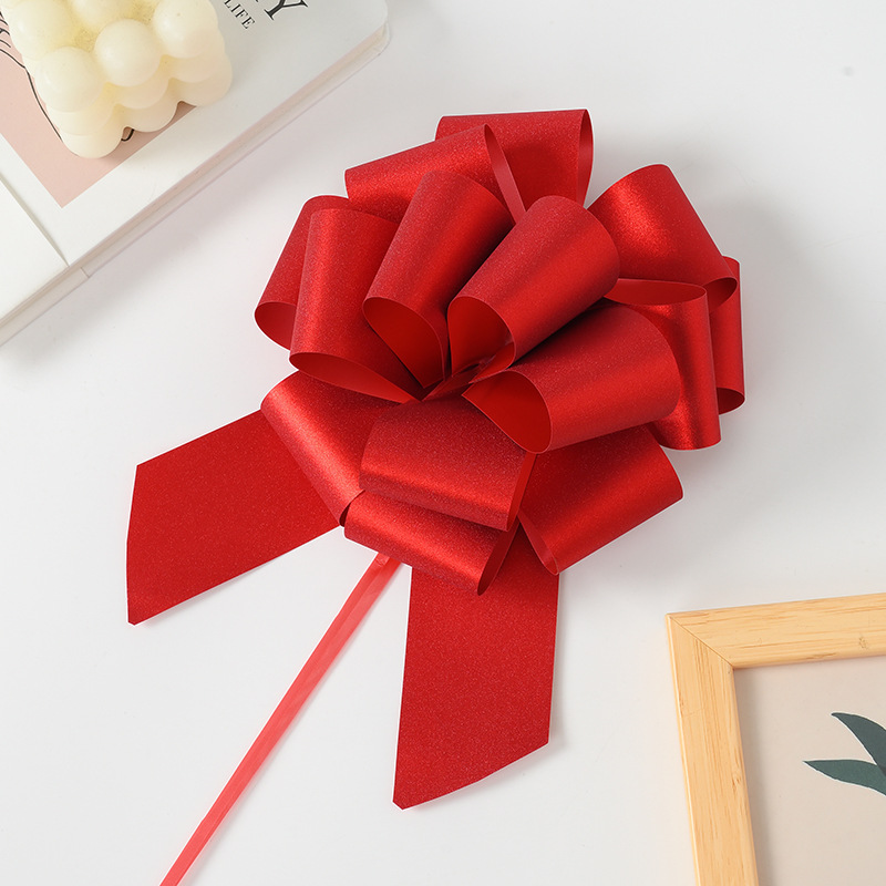 Venta caliente transfronteriza 50 Glitter bola recubierta flor Navidad regalo decoración cinta cristal cebolla esférica guirnalda