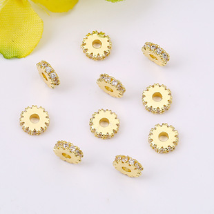 18k��ɫ΢��ʯ�NƬ�A���X݆��|Ƭdiy����朸����Ƭ�Ʒ���