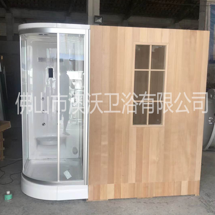 Los fabricantes suministran ducha masaje sala de vapor seco y húmedo baño de vapor integrado húmedo sauna de vapor ducha Sala integrada