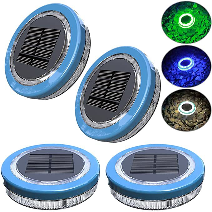 New Solar-Powered Swimming Pool Lights, Garden Decorative Lights, Outdoor Landscape Lights, Led Lawn Lights