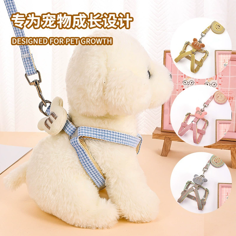 Нагрудный ремень для домашних животных с защитой от взлома дышащий Регулируемый жилет Тяговая веревка из кошачьей веревки для выгула собак оптовая продажа с фабрики