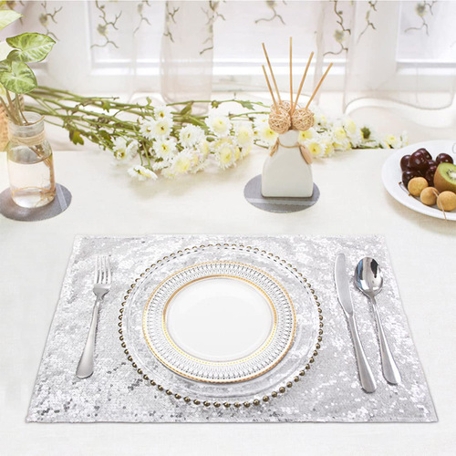 Amazon Shimmer Embroidered Solid Color Tablecloth European Polyester Tablecloth Hotel Restaurant Western Tablecloth Manufacturer Wholesale