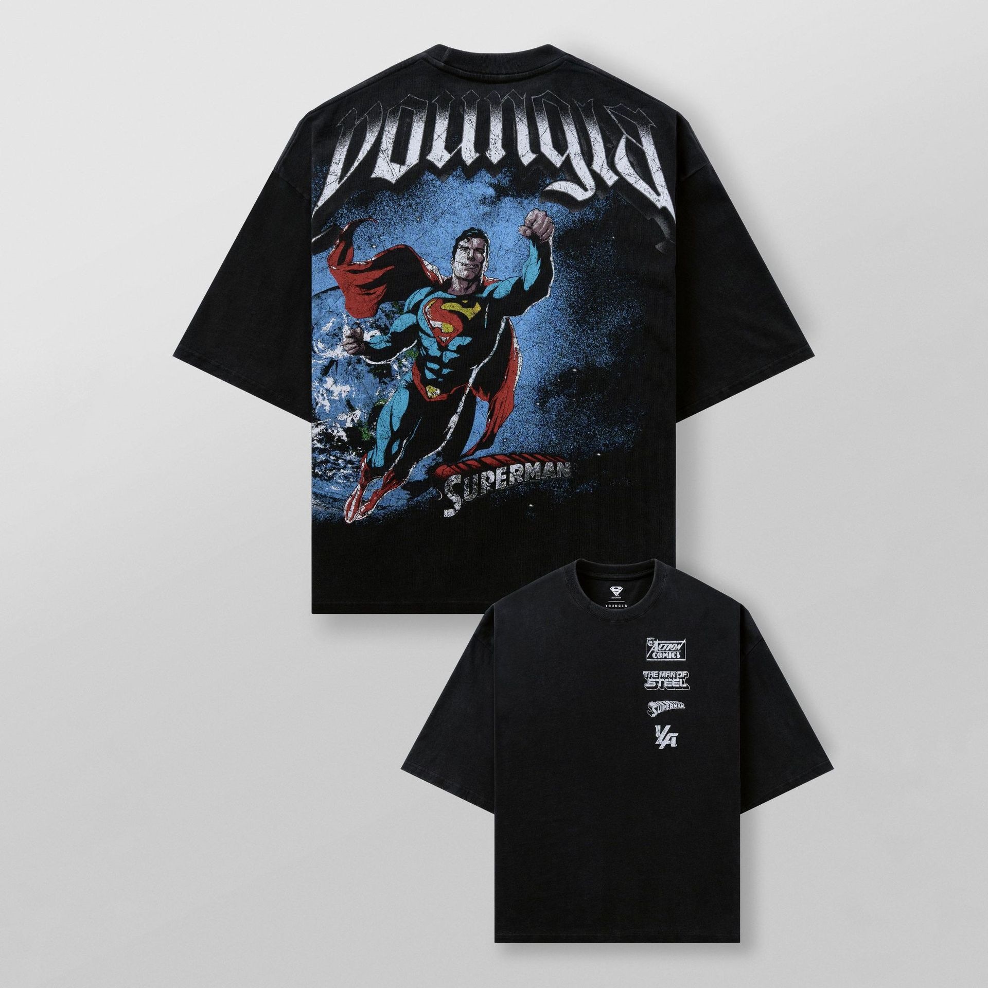 YoungLA x Superman Huge Tee Man of Steel