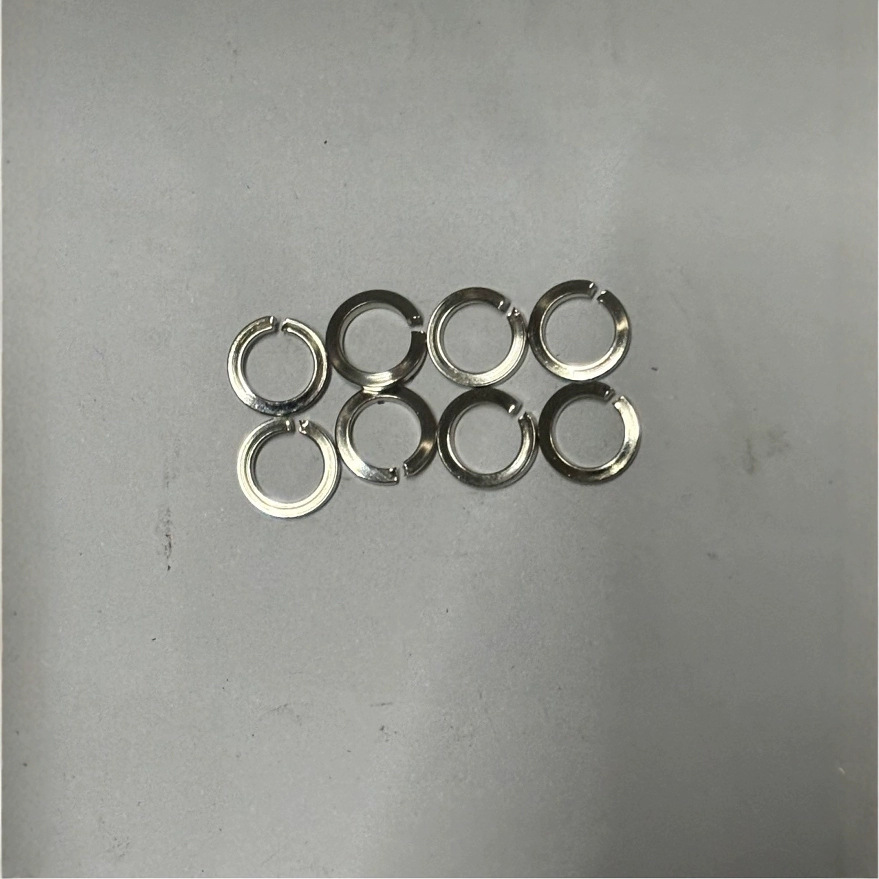 广东东莞高弹力弹簧厂家65锰钢镀镍弹垫防滑密封非标可定制