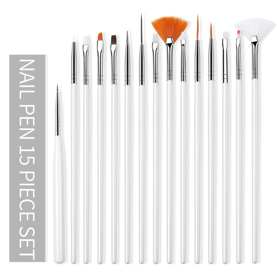 Nail art pen suit tool brush suit carving pen blooming brush drawing nail polish pen phototherapy pen nail art shop