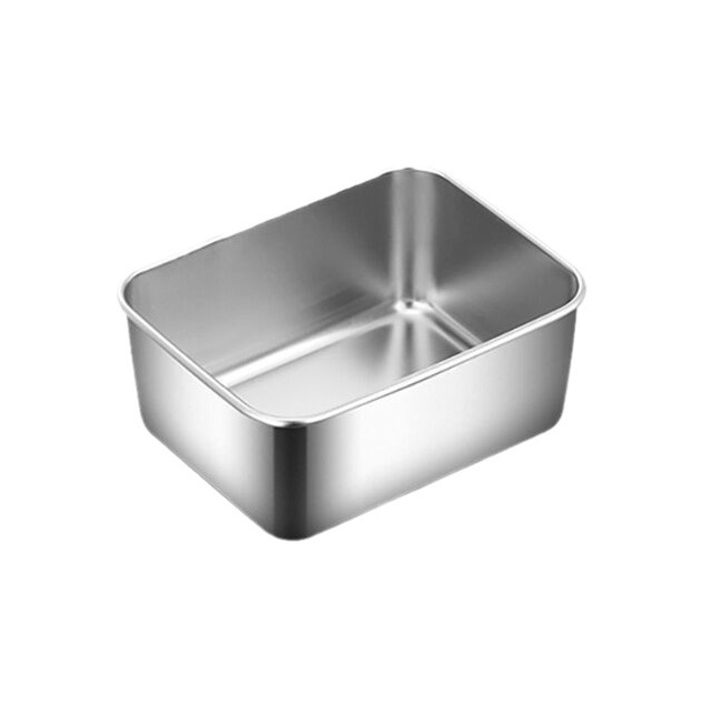 Cross -border refrigerator food storage box home freezing stainless steel fresh -keeping box food -grade kitchen storage seal box 5