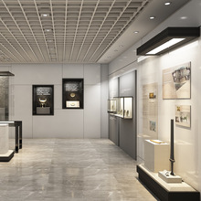 历史博物馆展示柜 古董文物陈列柜 夹胶低反玻璃展柜青铜壁龛通柜