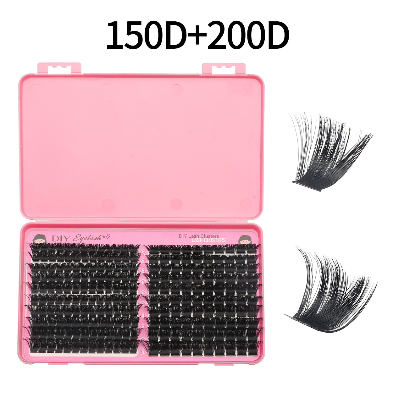 100D + 200D parillas falsas de alta imitación de pelo suave transfronterizo DIY Amazonas comercio exterior europeo y americano parillas segmentación 12 - 20mm