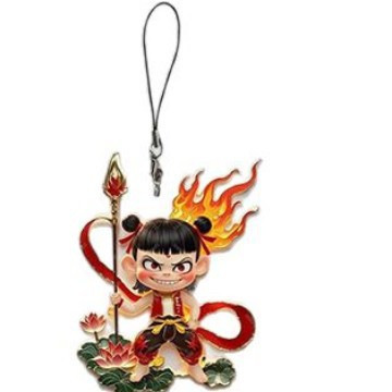 Nezha 2 魔児海の騒ぎ新しい Ao Guang 高価値でハンサムなアクリル Ao Bing キーホルダー携帯電話ペンダントギフト|undefined