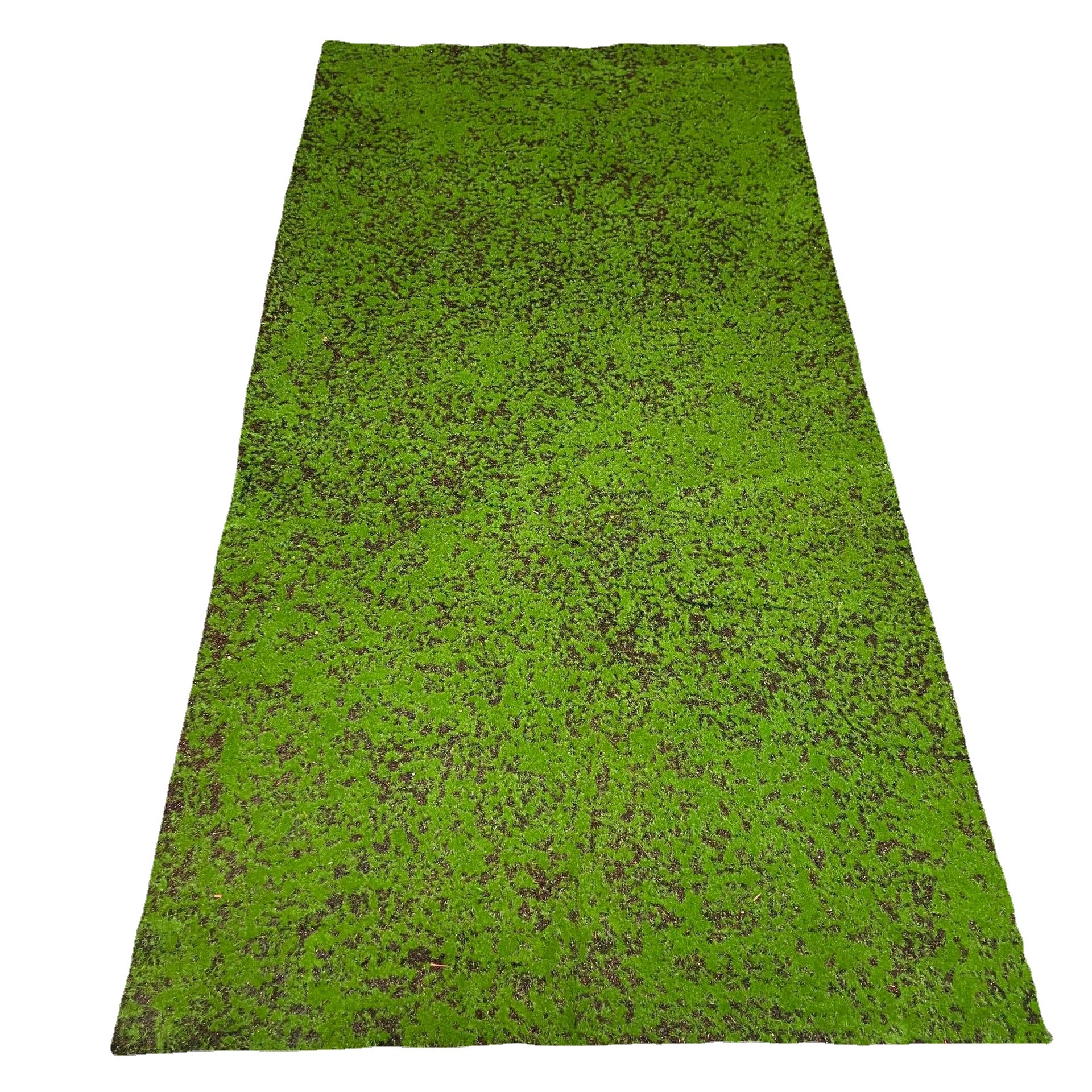 Fake moss turf, artificial plane moss turf, flat red base plane moss coffee base turf wholesale