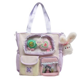Mochila de estudiantes de alto valor facial, mochila de escuela secundaria, mochila multicapa, mochila de dolor dulce, mochila de ocio, mujer