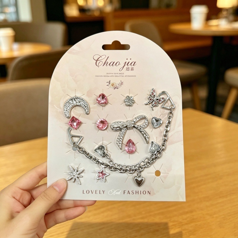 Romántico francés Phalaenopsis Dongdong shoes bricolaje accesorios ambiente suave sensación de flores accesorios de flores pueden desmontar botones de zapatos