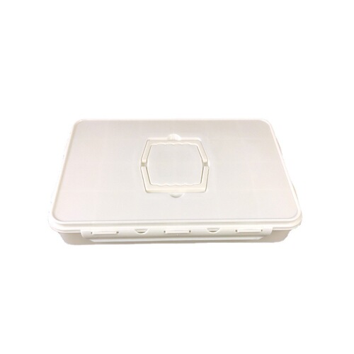 Factory wholesale 24-grid large bottle paint palette with large capacity 100ml moisturizing sponge full bottle palette portable color mixing box