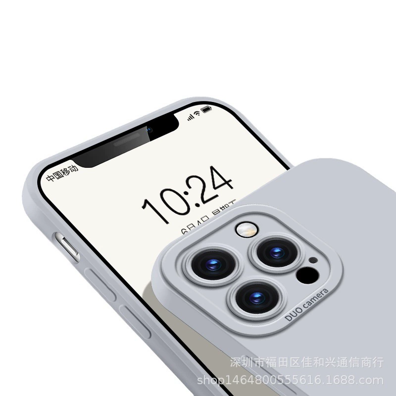 Чехол для телефона (Apple) iPhone 12–17 серии, силиконовый, обивка бархатом, защита от падения