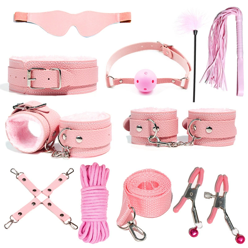 Bondage Kit — Plush SM Set, 6–20 Piece Options, Adult BDSM Accessories