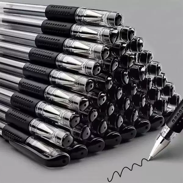 European standard office signature carbon pen student examination brush special gel pen 0.5mm three-color two-head optional