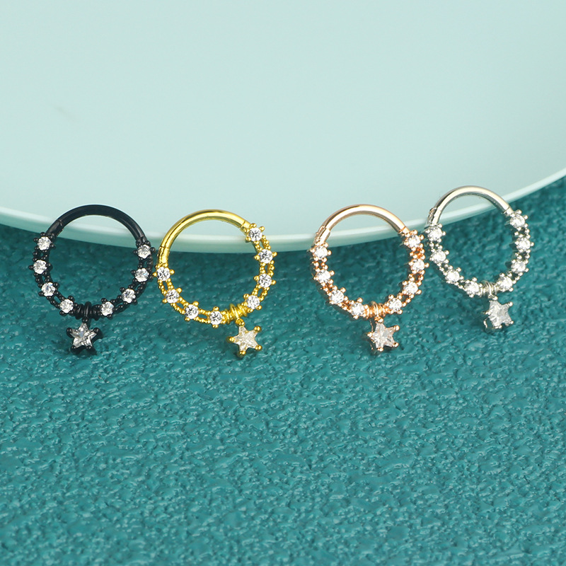 16G labret stud size and finish detail