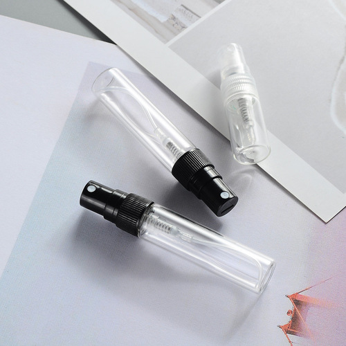 Screw-cap glass refillable mini perfume atomizer 2/3/5/10ml glass perfume refill bottle