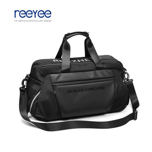 One-Shoulder Portable Cross-Body Luggage Training Bag, Lightweight Anti-Fouling and Waterproof Swimming Bag, Dry and Wet Separation Sports Fitness Bag for Men