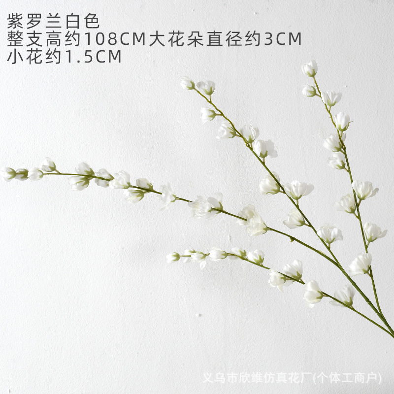 Casa blanca de boda Simulación de flores Sala de bodas Techo Fake Flower escenario Flores Guía Flores Decoración de Hotel