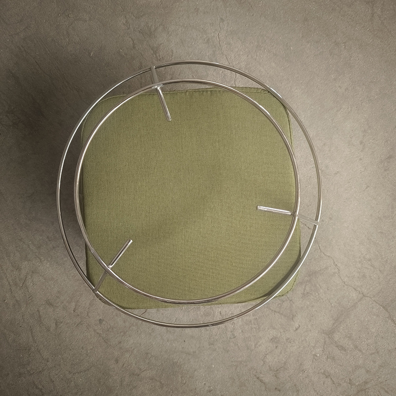 Anillo de olla de tubo redondo estante de cocina doméstico estante de almacenamiento de aislamiento térmico grueso estante de almacenamiento de olla de acero inoxidable