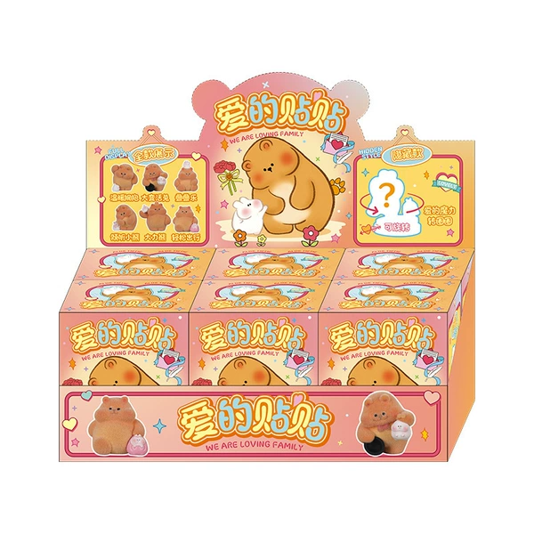 80206 Love's post a color box (6 pieces)/Flocking