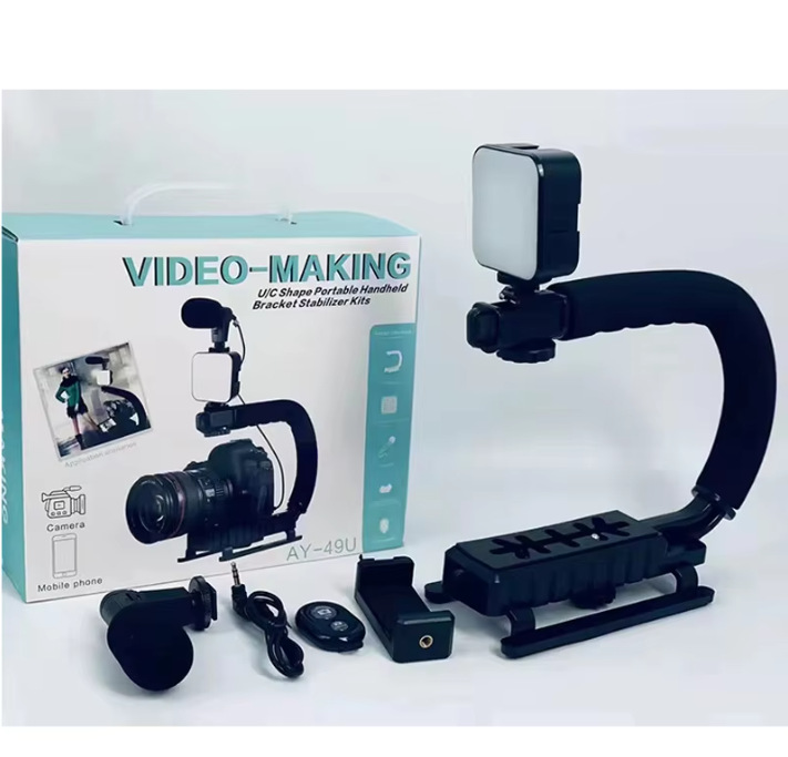 Vlog teléfono móvil fotografía en vivo luz de relleno LED juego de luz de relleno AY49 luz de relleno de bolsillo de pierna de belleza de escritorio