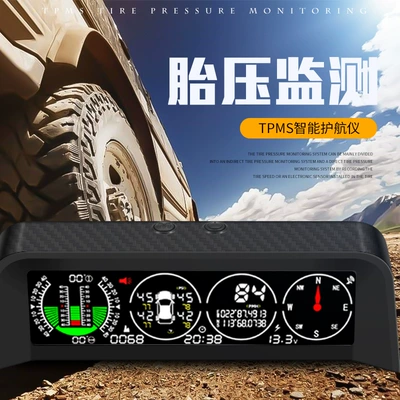 Tire Pressure, Compass, Inclinometer, Vehicle HUD