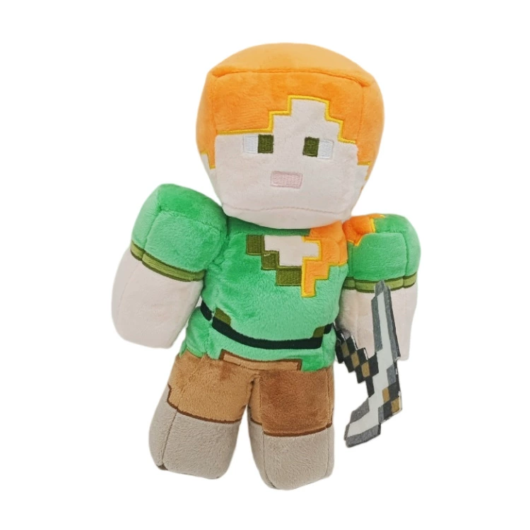 Плюшевые игрушки (Minecraft) персонажи, мягкая хлопковая набивка, множество размеров 12–55 см