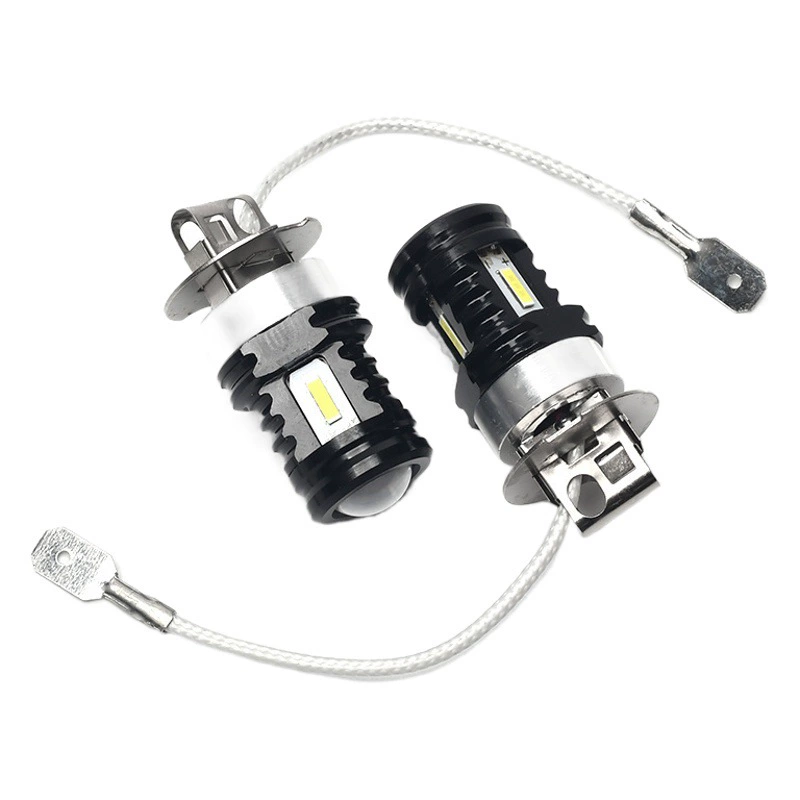 H3 80W CSP1860 4SMD 6000K Белый свет четырехсторонняя светящаяся подсветка декодирования противотуманных фар автомобильная светодиодная противотуманная фара