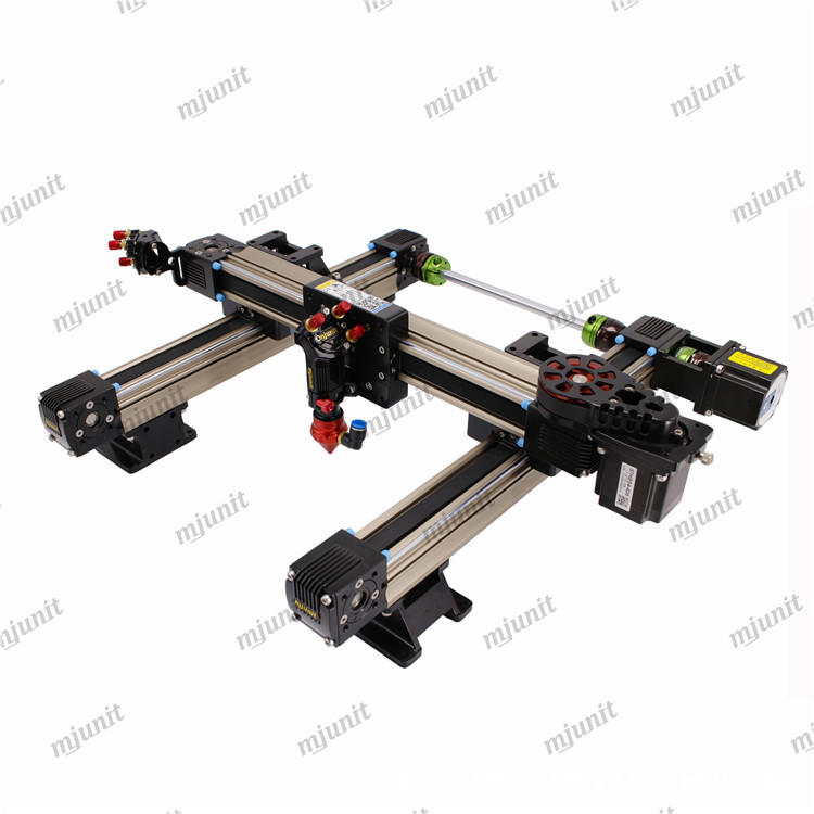 mjunit全自动激光切割定位精密单轴滑台皮带模组铝型材自动化机械