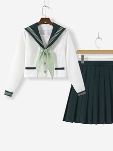 Осенняя студенческая юбка в складку, комплект, оптовые продажи, короткий рукав, плиссированная юбка