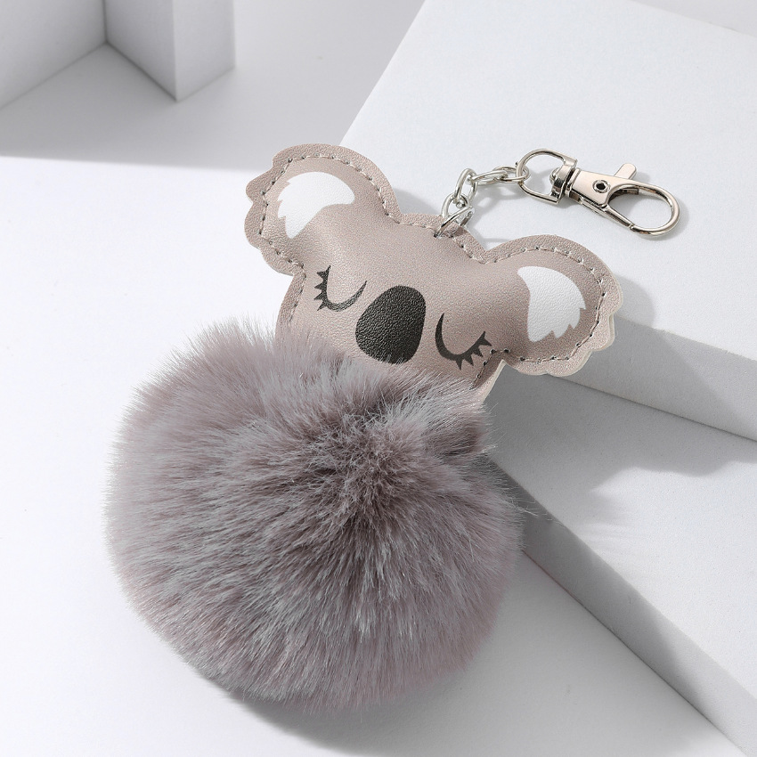 25g Weight Lobster Trigger Clasp Closure Clasp Closure Type Keychain Classification 1 Piece Quantity Holiday, Daily Occasion Imitation fur, Alloy Material Animal Pattern Unisex Gender Cartoon Style, Cute Style 1 Piece Cartoon Style Cute Animal Imitation Fur Alloy Unisex Lobster Trigger Clasp Closure Keychain 8