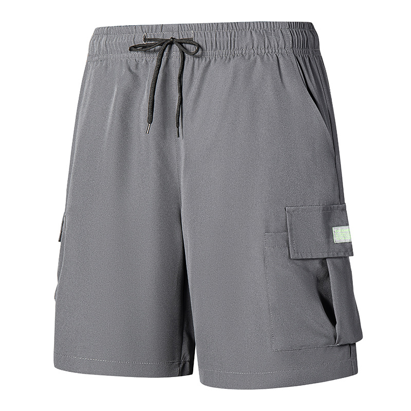 Men's Clothing Men's Dark Blue Cargo Shorts Quick Drying Multi Pocket Summer Outdoor Wear Resistant Loose Fit Five Point Pants_viptrois.com