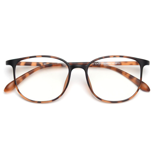 7124 Korean Version TR Milk Tea Pigment Natural Eye Frame for Instagram Xiaohongshu Trendsetters, Men and Women, Prescription Glasses Frame