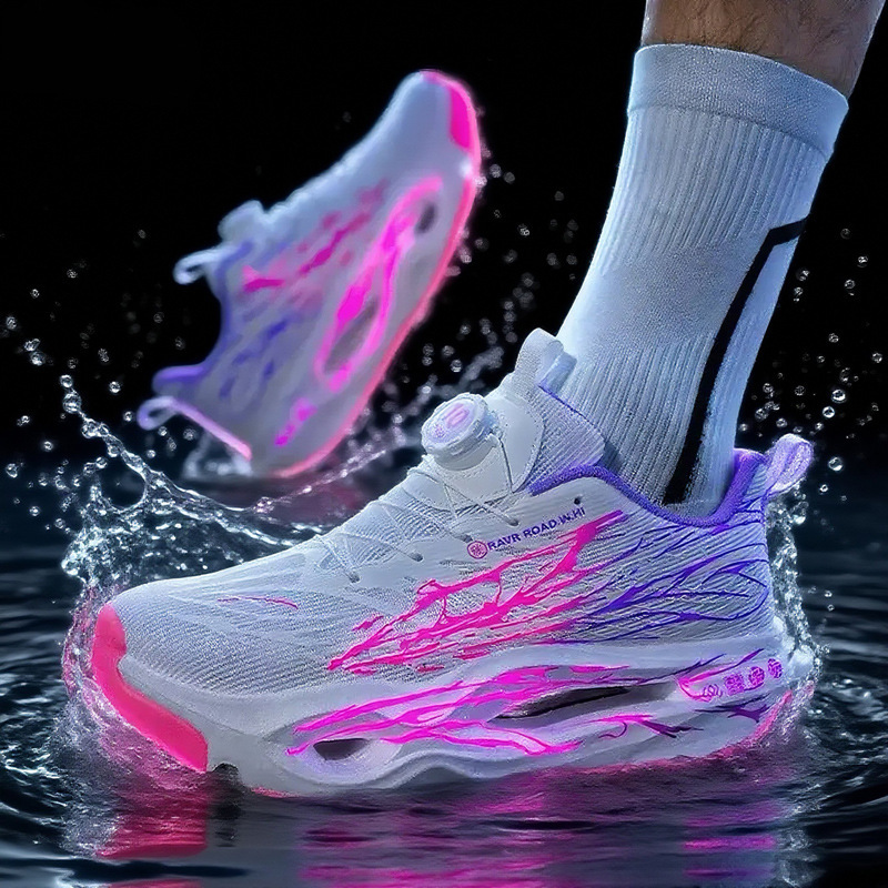 Red Rabbit 10Pro Carbon Plate Running Shoes, Parent-Child Model, Friction Sound Rebound Heartbeat Running Shoes, Men's and Women's Luminous Sports Shoes Red Rabbit 10Pro Carbon Plate Running Shoes, Parent-Child Model, Friction Sound Rebound Heartbeat Running Shoes, Men's and Women's Luminous Sports Shoes