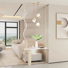 长虹水波纹隔断玻璃屏风客厅玄关轻奢艺术年轻人网红经典主流时尚