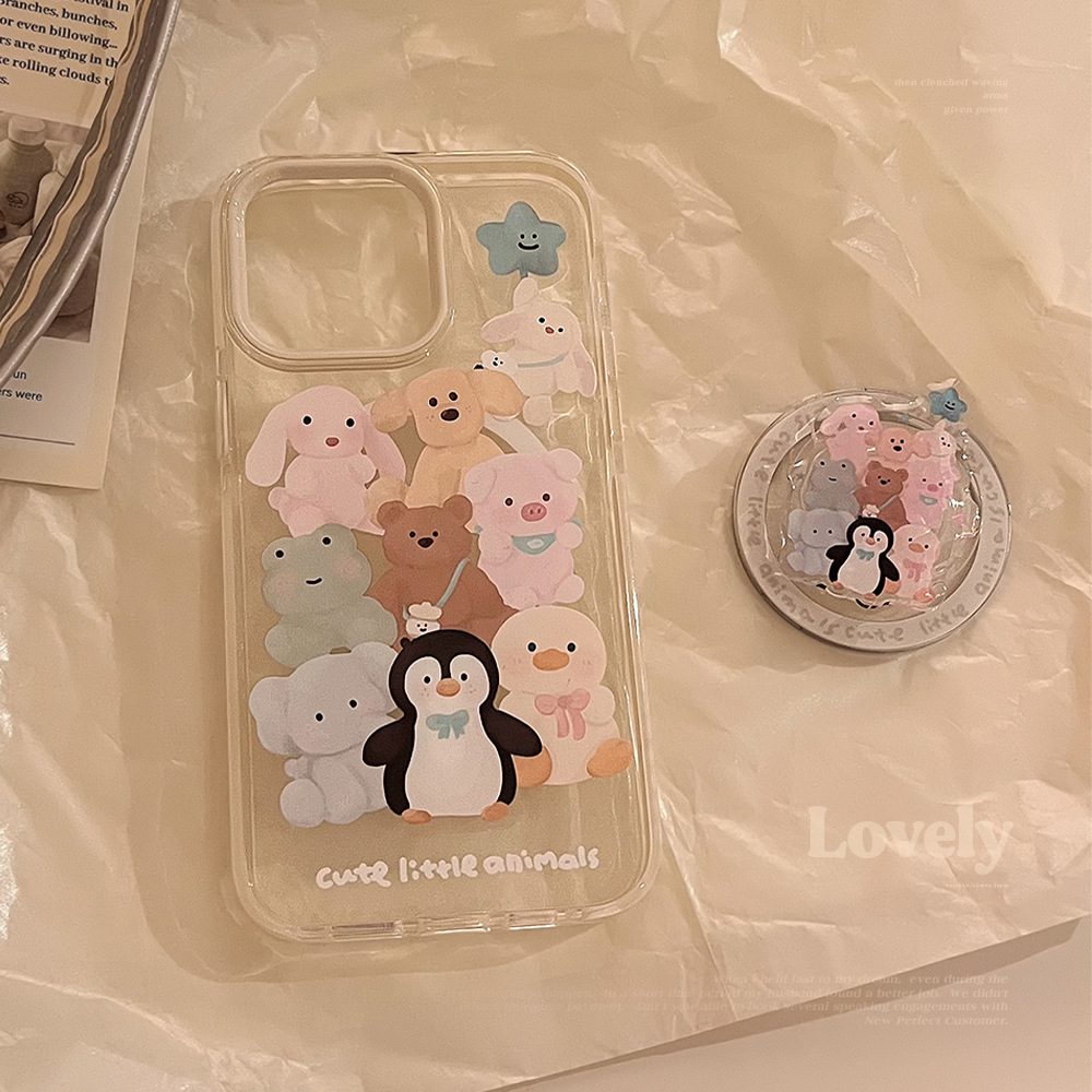 Funda Magnética para iPhone 16 con Diseño de Pingüino, Compatible con iPhone 17 Pro Max, 14, 13 y 12, Anti-caídas, Suave