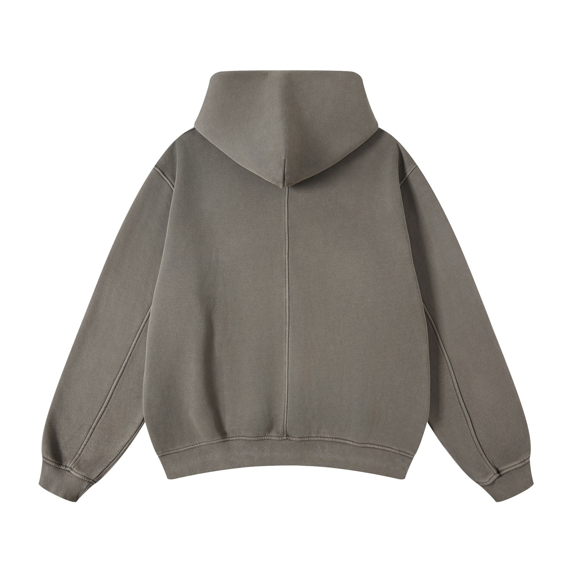 Men's Heavyweight Washed Hooded Sweatshirt For Autumn And Winter_voghion.com