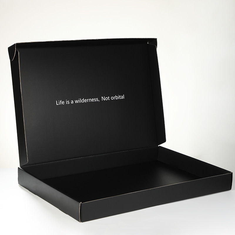 黑色极简风飞机盒涂鸦风礼品盒高档礼盒服装欧美风收纳盒厂家批发