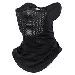 Nylon ice silk hood riding mask men's summer sun protection neck scarf windproof sun protection face mask motorcycle riding equipment